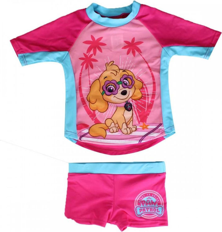 Picture of PT950112- GIRLS RASH GUARD SWIMSUIT - 2 PCS